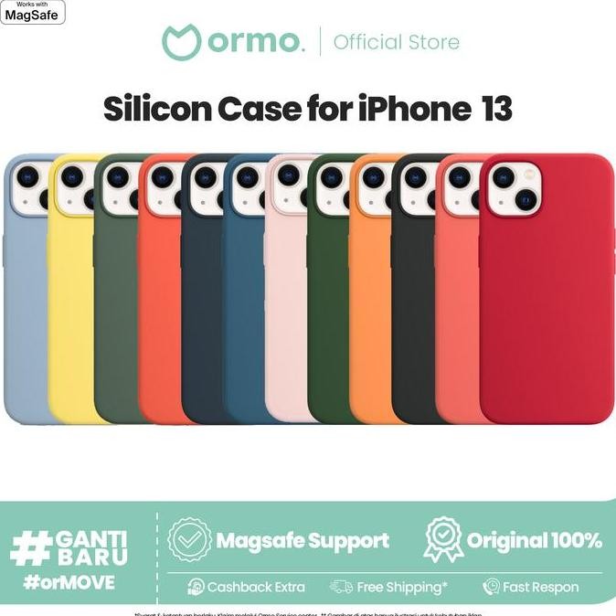 Ormo Silicone Case Magsafe iPhone 13 | 13 PRO | 13 PROMAX