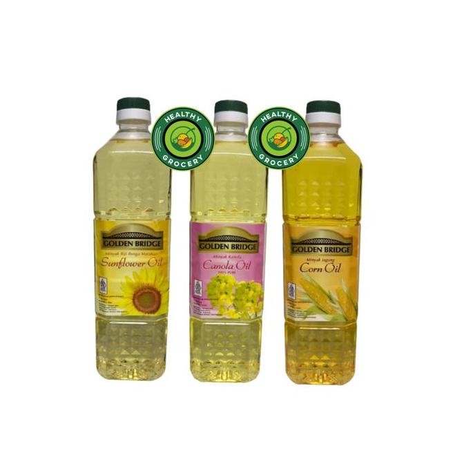 

Golden Bridge Minyak Canola 1 Liter - Minyak Sehat Non Kolesterol Diskon!