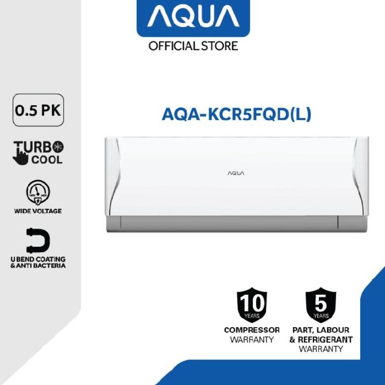 AC AQUA AQA-KR5FQDL/FQAL LOW WATT 1/2PK + PASANG DEPOK 5FQDL Nugi
