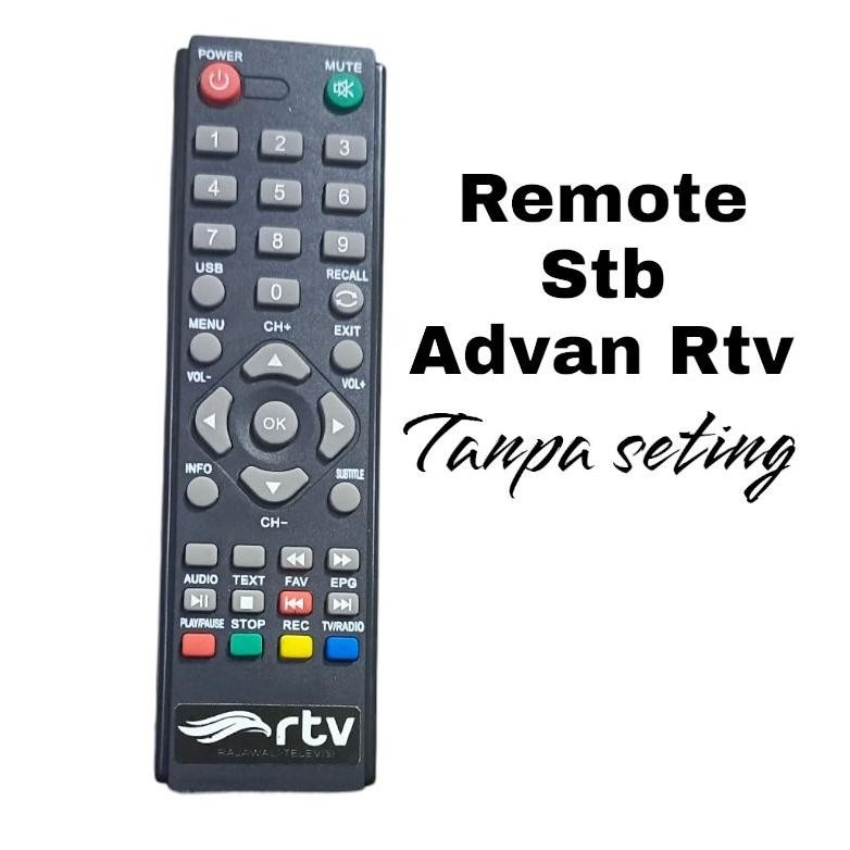 Remote stb Rtv/Remot set top box  advan Rtv Nugi