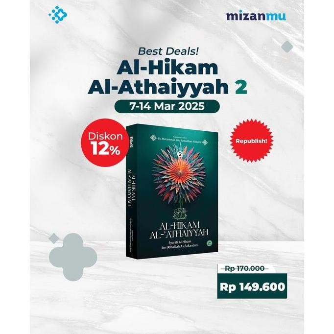 Kitab Al Hikam Al Athaiyyah/Muhammad Said Ramadhan Al-Buthi/Mizan