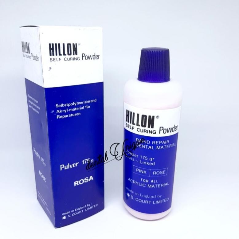 Hilon Powder Serat Self Curing 175gr / Bahan Lem Gusian Gigi Palsu Nugi