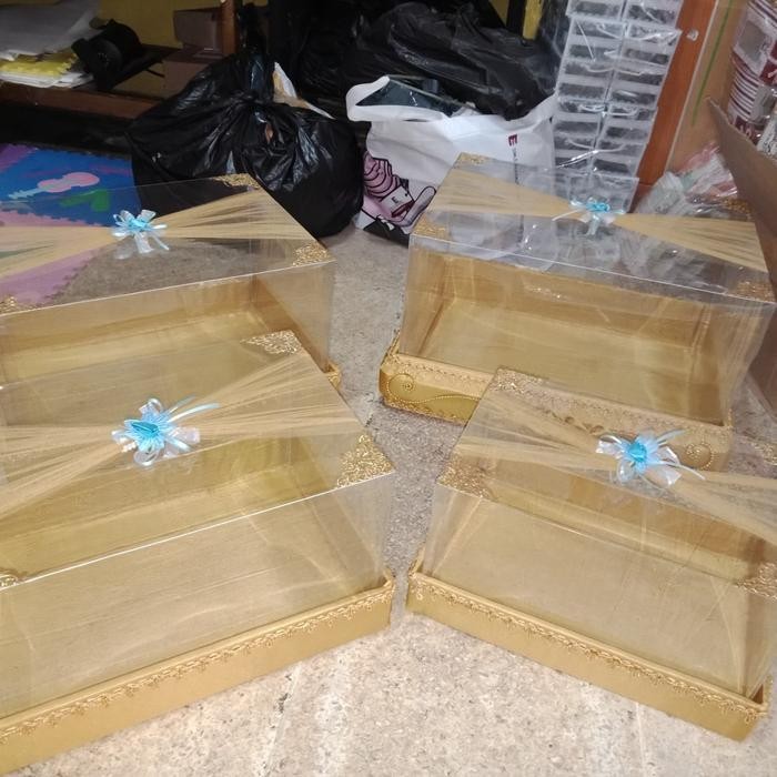 

Bis Kotak Hantaran Mika Kelambu/ Box Seserahan Mika