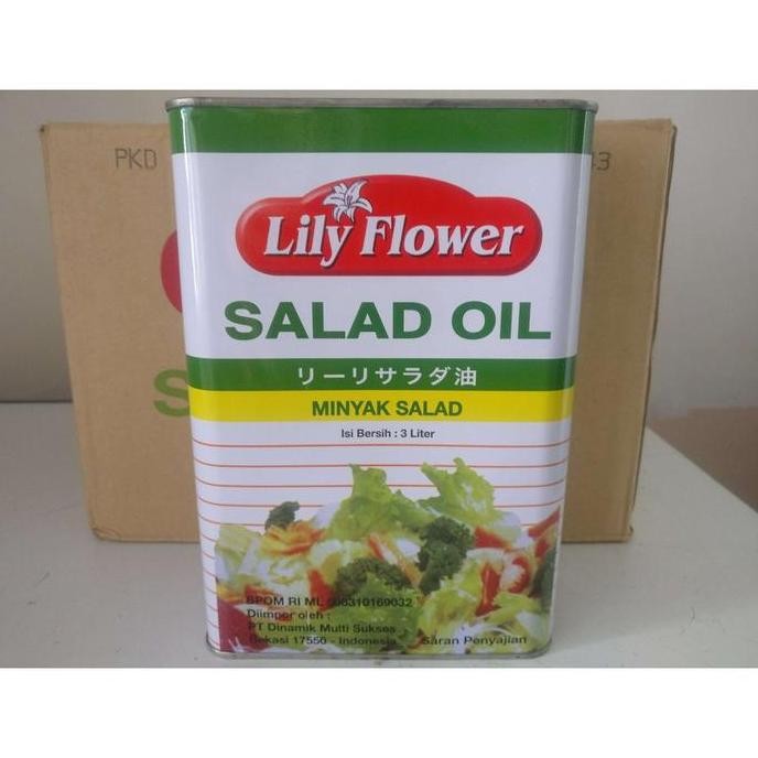 

Lily Flower Salad Oil 3 Liter - Minyak Serbaguna Masak Dan Goreng Diskon!