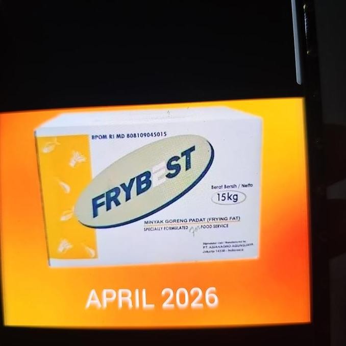 

Frybest Minyak Goreng Padat 15Kg Resto (Kargo) Murah Diskon!