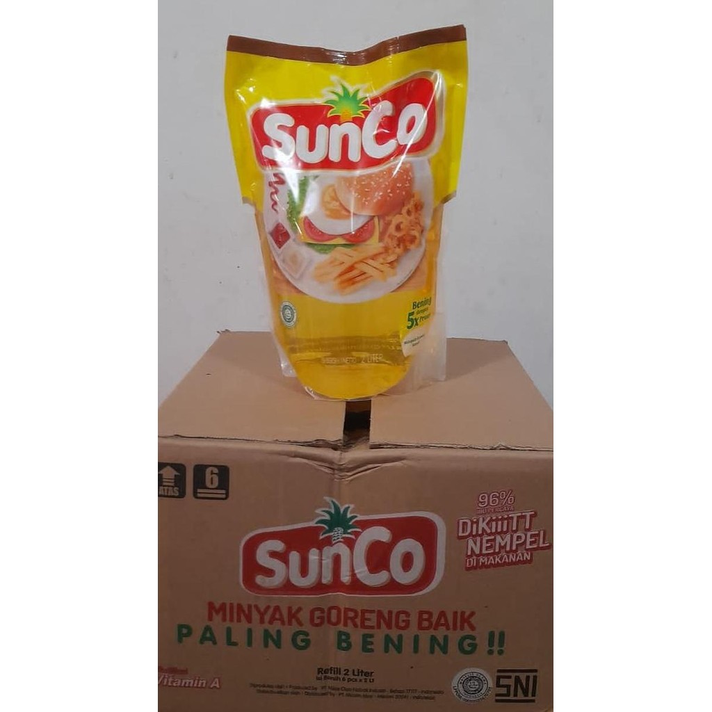 

Minyak Goreng Sanco 2 Liter Pouch 5X Filter Sehat Non Kolesterol Diskon!