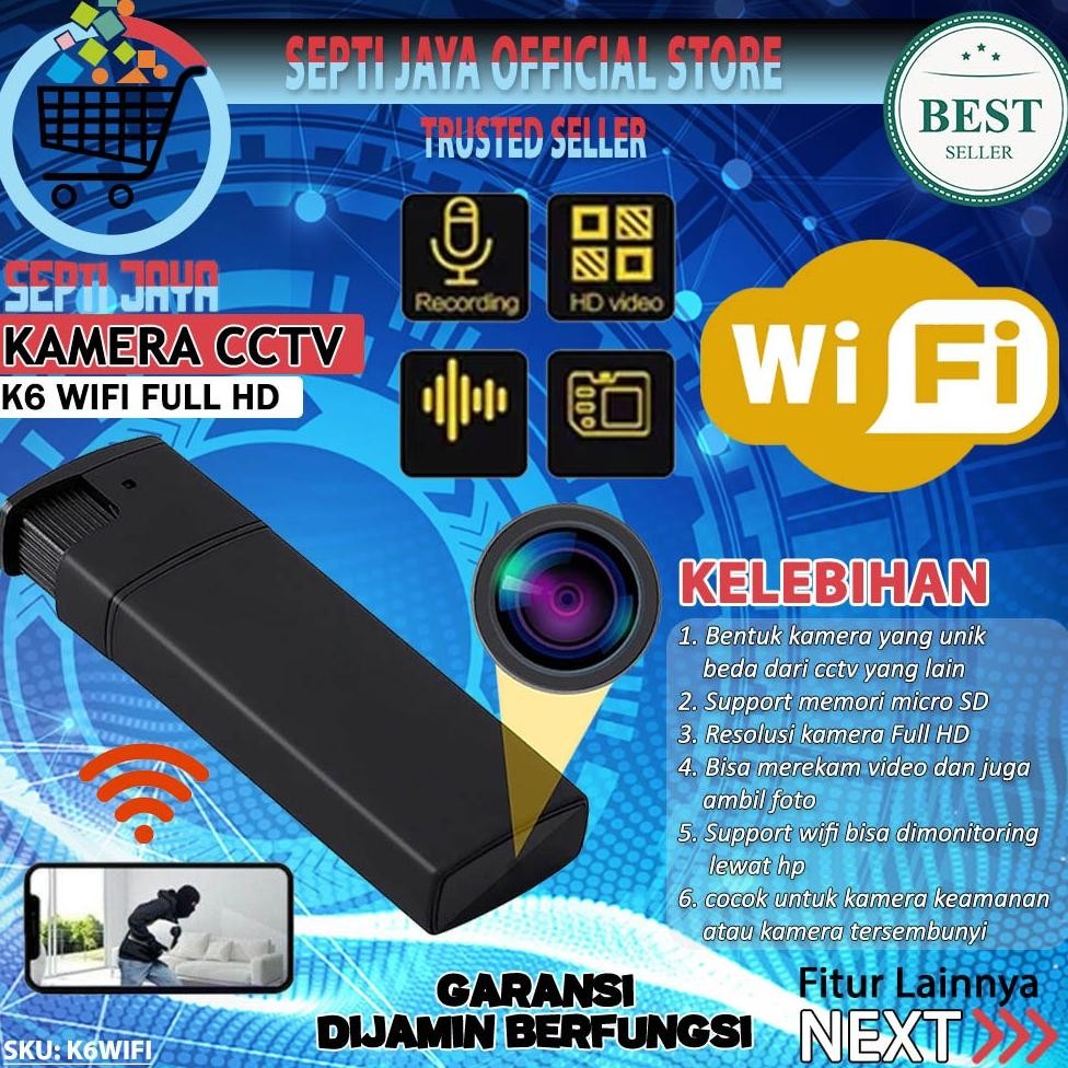 K6 Wifi Spy Cam Lighter V18 Wireless Full HD 1080P Hidden Camera Spycam Korek Api Unik Kamera Pengin