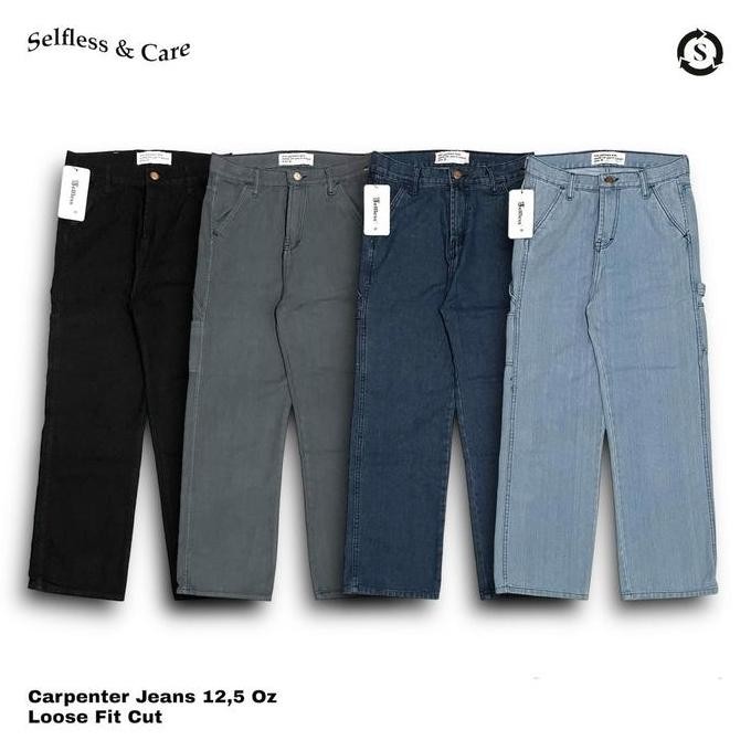 DMW Selfless - Celana Carpenter Pants Panjang Loose Fit Pria Wanita Korean Unisex Celana Panjang Kar