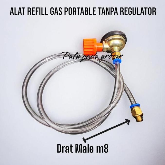 Alat Refill Gas Kaleng Portable Hicook Tanpa Regulator Gas LPG