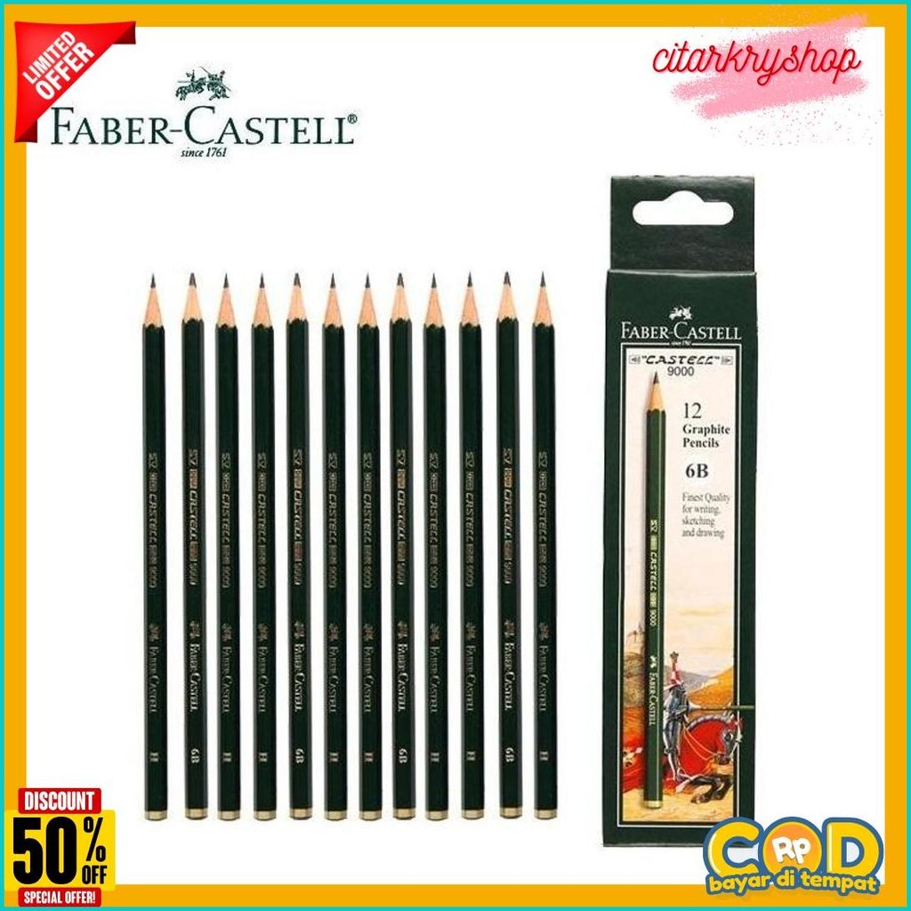 

Pensil Faber Castell 2B Terbaik @12 Pcs Terlengkap Dan Termurah