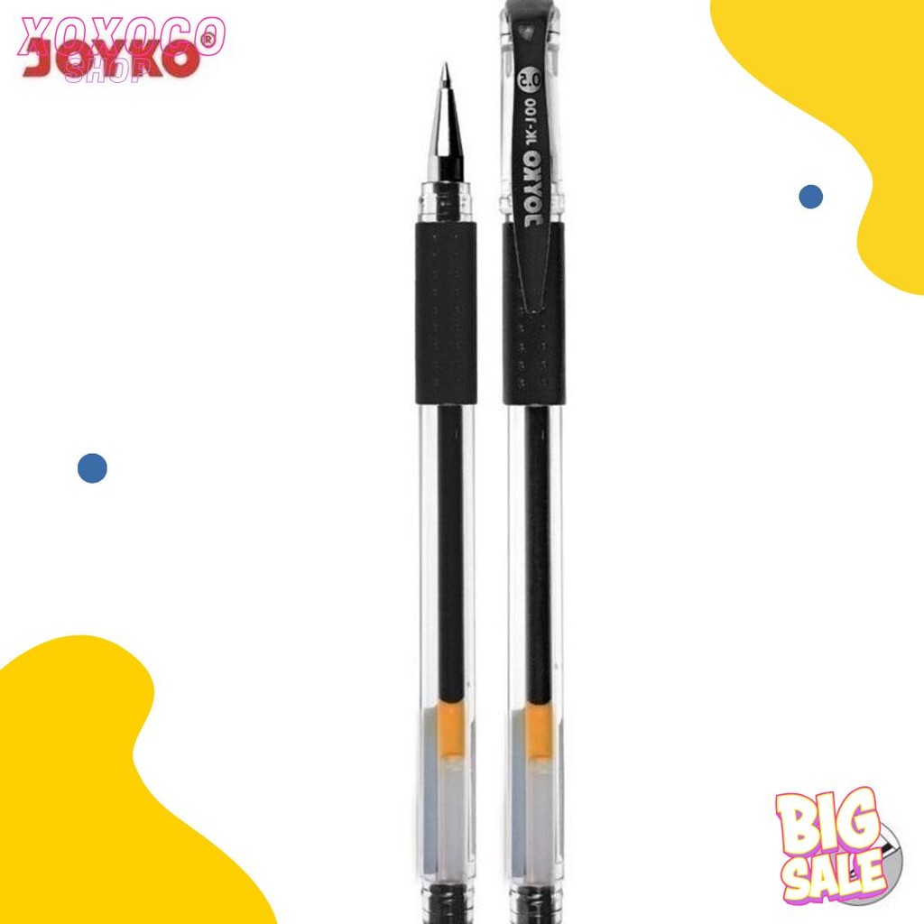 

Pulpen Gel Joyko Tahan Air 0.5M Jk - 100 ( 1 Pack Isi 12 Pcs) Diskon