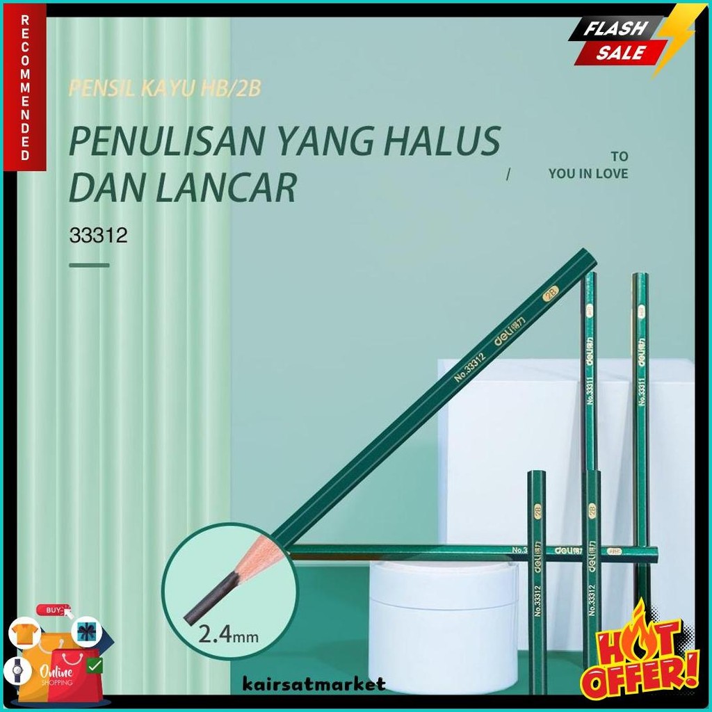 

Deli Pensil Kayu 2B 10Pcs Ce Certified Flash Sale! Diskon Hingga 70%