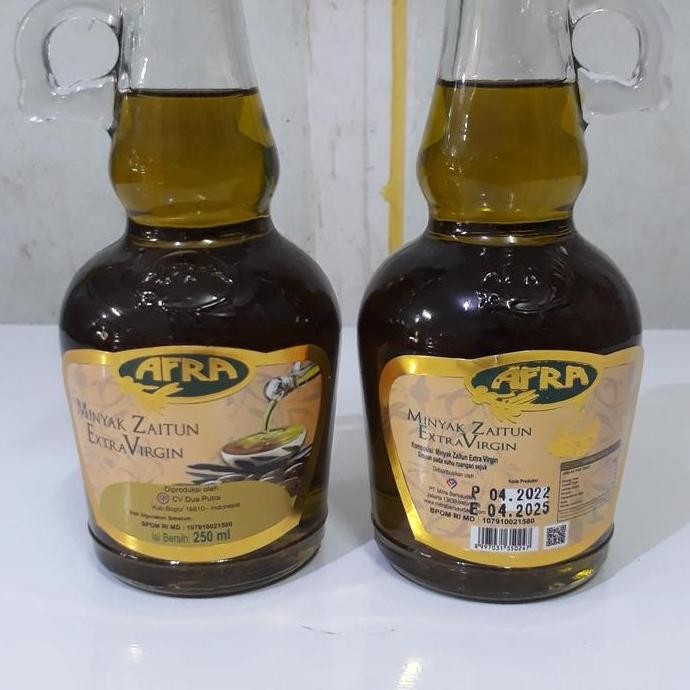 

Minyak Zaitun Extra Virgin Afra 250Ml - Kemasan Teko Untuk Mpasi & Salad Diskon!