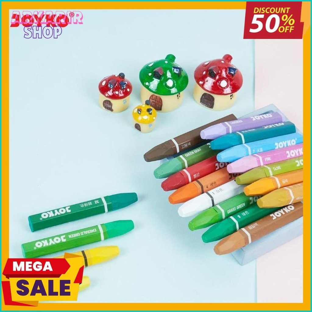

Crayon / Krayon Joyko Titi Oil Pastel 12 Warna Terlaris! Produk Ini Banyak Dicari