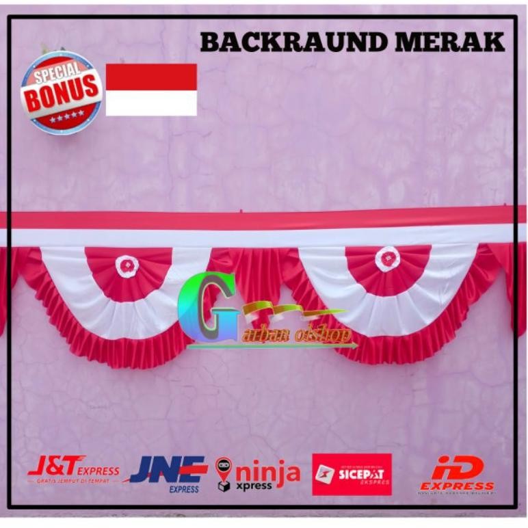 

Bendera Beckrond Matahari 10Glombang Stock