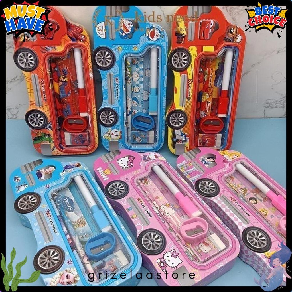 

Kotak Pensil Kaleng Mobil Ada Isi / Pensil Case Karakter Lucu Terlengkap Dan Termurah