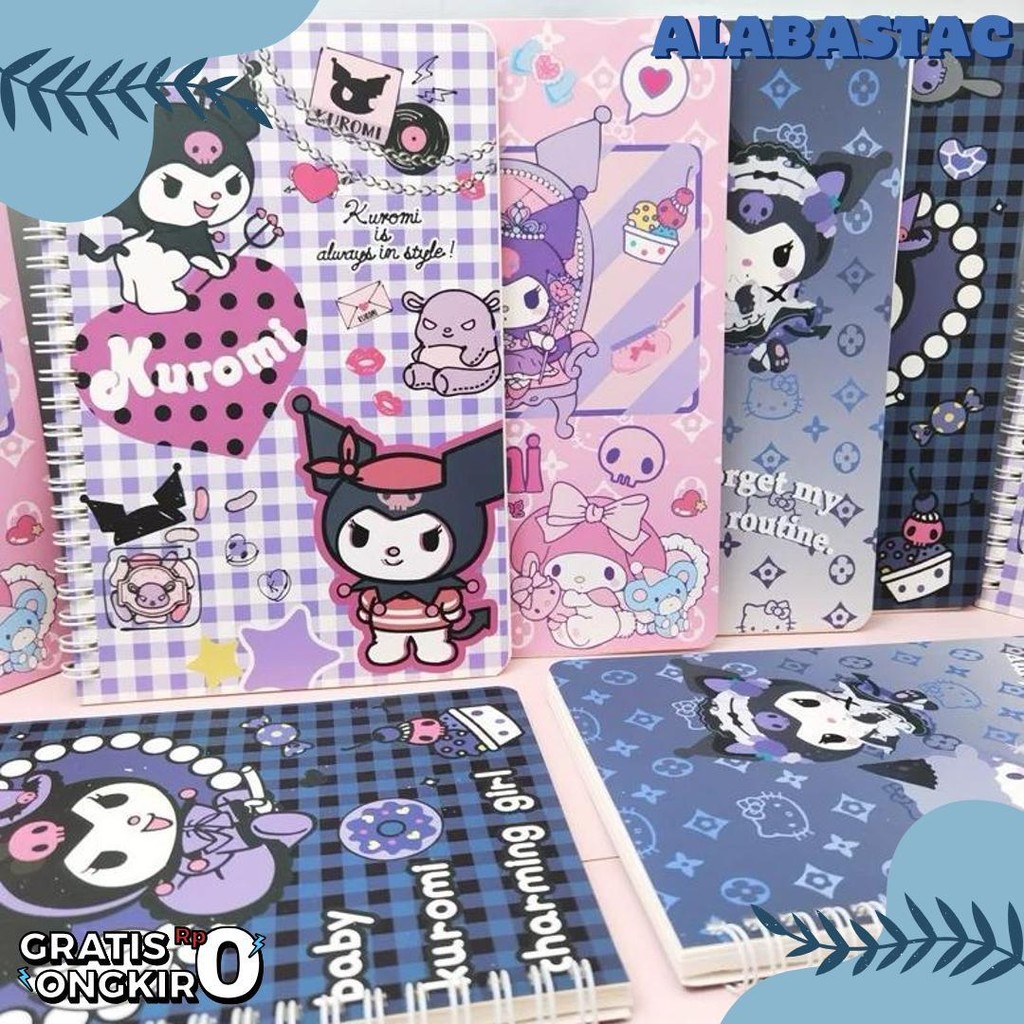 

Stv Buku Tulis A5 Karakter Sanrio & Labubu Isi 60 Lembar / Ring Book Model Cinnamoroll Kuromi Melody Labubu Buku Sekolah Anak A5 Terlengkap Dan Termurah