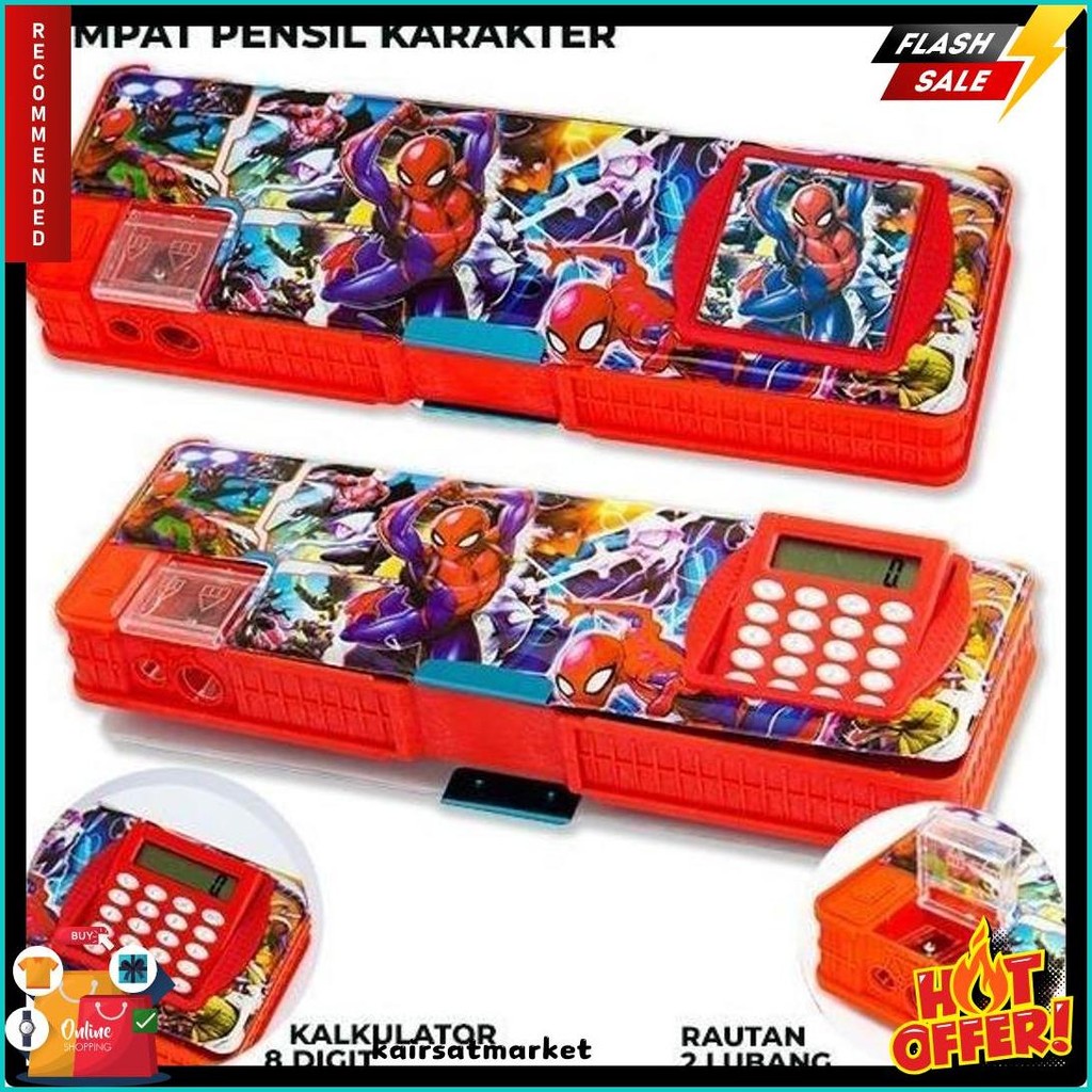 

Kotak Pensil Magnet Kalkulator / Serutan Karakter / Kotak Pensil Magnet / Kalkulator Fancy Karakter Terlengkap Dan Termurah