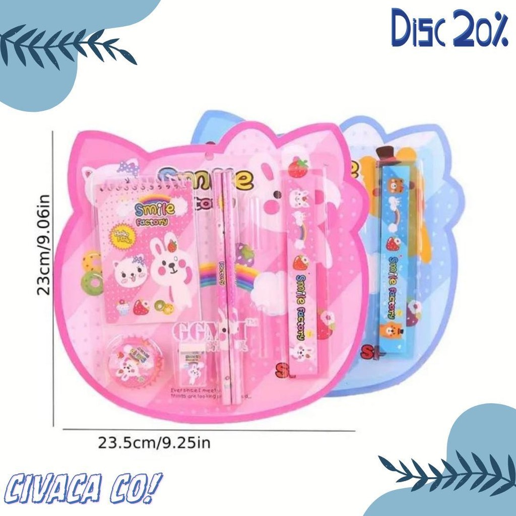 

Mk632 Stationery Set Alat Tulis 8 In 1 Karakter Kartun Lucu Dan Unik Hadiah Anak Perempuan Dan Laki-Laki Diskon