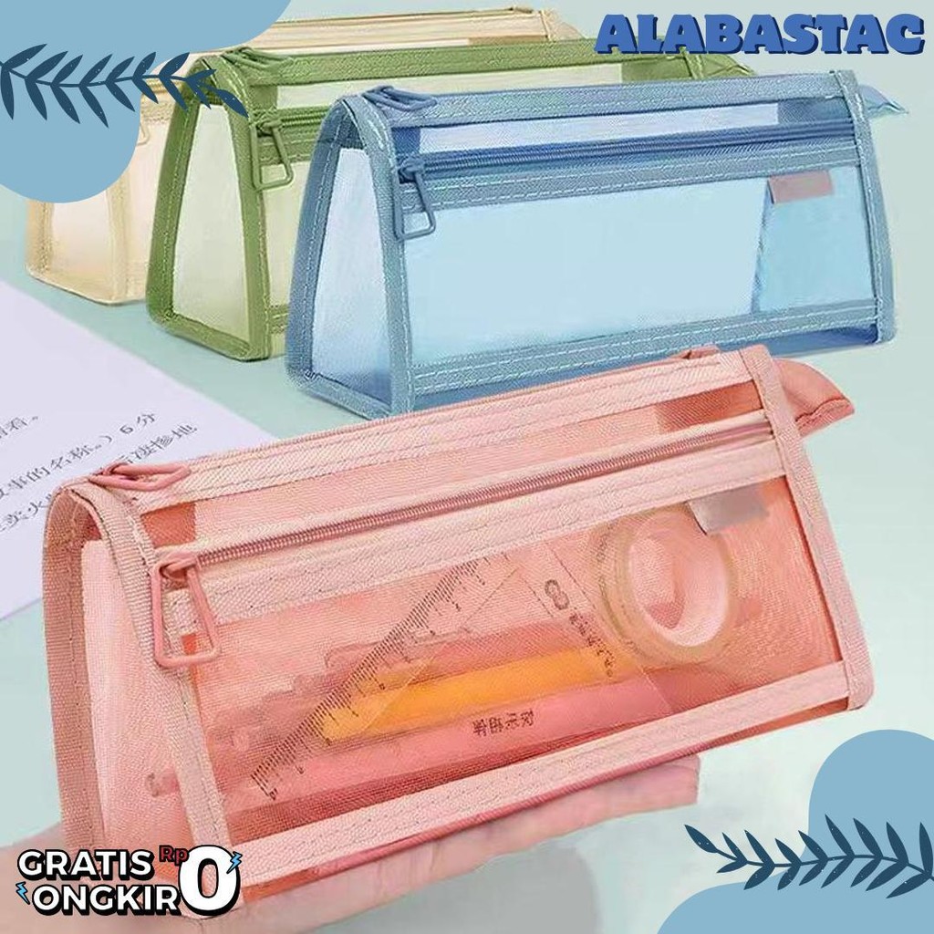 

Kotak Pensil Grid Transparan Kotak Pensil Segitiga Kotak Pensil Siswa Kotak Pensil Warna Tiga Dimensi Dua Lapisan Kapasitas Besar Terlengkap Dan Termurah