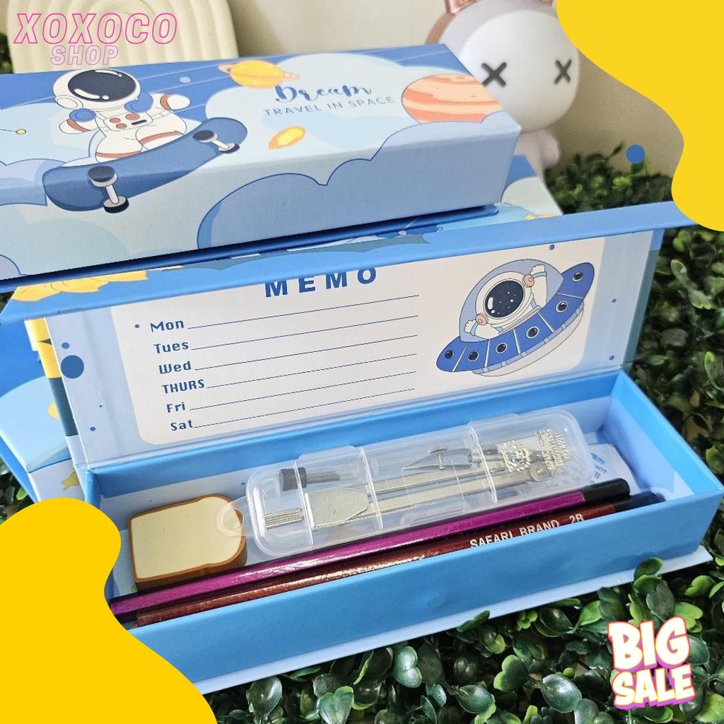 

(Mgnt Kecil) Kotak Pensil Pencil Case Magnet Karton Tebal Tanpa Sekat Muat Banyak Lucu Gambar Karakter Beruang Sanrio Kuromi Melody Diskon Setengah Harga