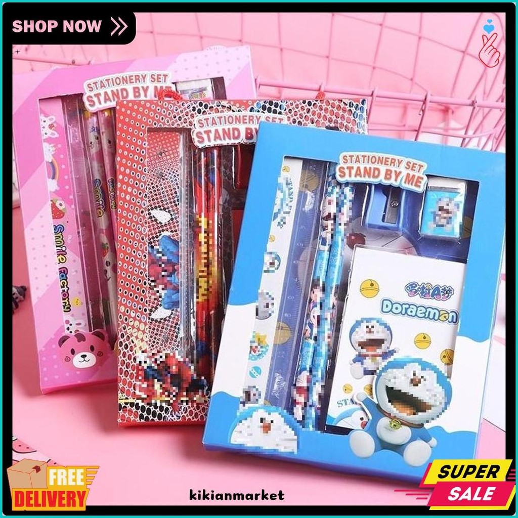 

Ho Alat Tulis Set 6In1 Stationery Set Lucu Karakter Set Perlengkapan Alat Tulis Sekolah Anak-Anak Tk Murah Diskon