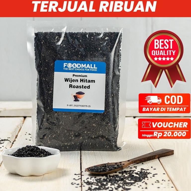 

Wijen Hitam PANGGANG 250 gram ROASTED