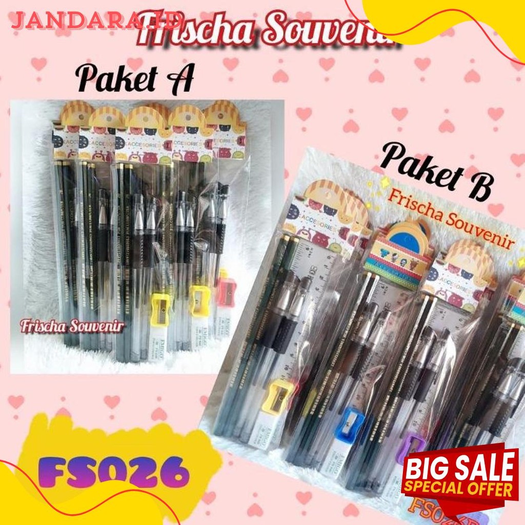 

Grosir Hemat Fs026 / Bingkisan Ulang Tahun / Souvenir Ultah / Stationary Set / Alat Tulis Set /Hadiah Diskon