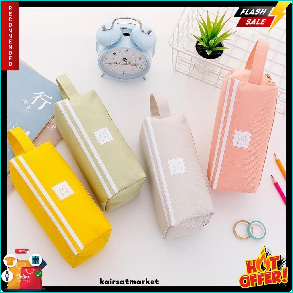 

Gbi - Kotak Pensil Dan Stationery Dual Zipper Dompet Pensil 2 Pouch Tempat Alat Tulis Perlengkapan Sekolah Dua Sisi Resleting Diskon