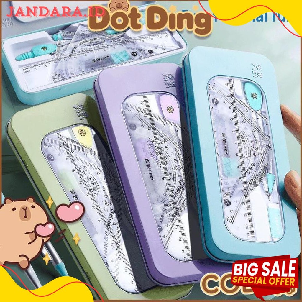 

[Dotding] 7Pcs Set Penggaris Ujian & Kantor - Set Alat Ukur Lengkap Untuk Sekolah/Kantor Ujian Penguasa Khusus Kantor Sekolah Alat Tulis H261 Diskon