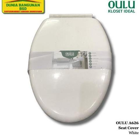 Oulu Closet Seat Cover A626 Soft Close White Tutup Kloset