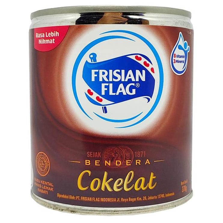 

Susu Kental Manis Bendera Kaleng Frisian Flag COKELAT - PER 12 PCS - Berat 370gr PS