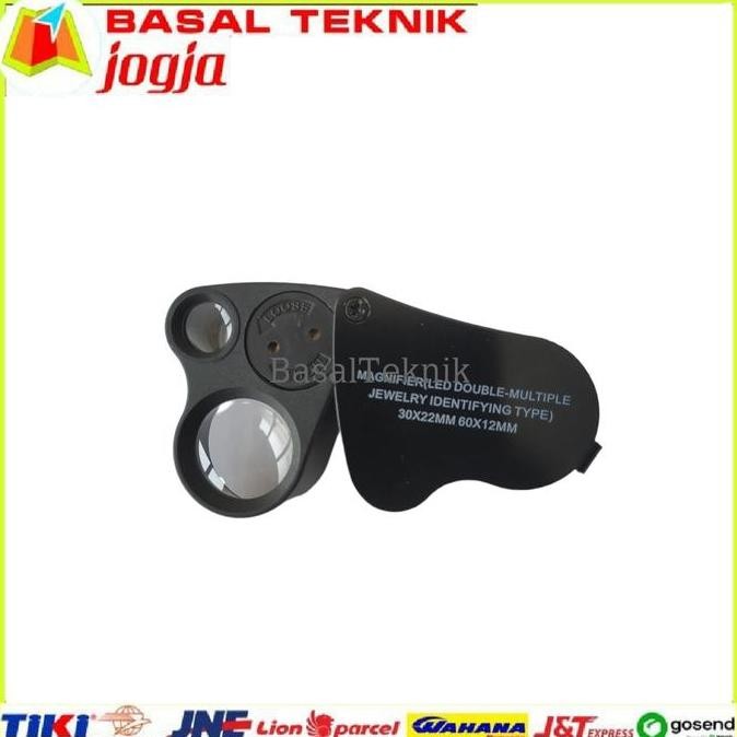 

Loupe Lup Geologi 2 Lensa 30X 60X Lampu Led Kaca Pembesar Batuan Kualitas Terbaik Harga Termurah