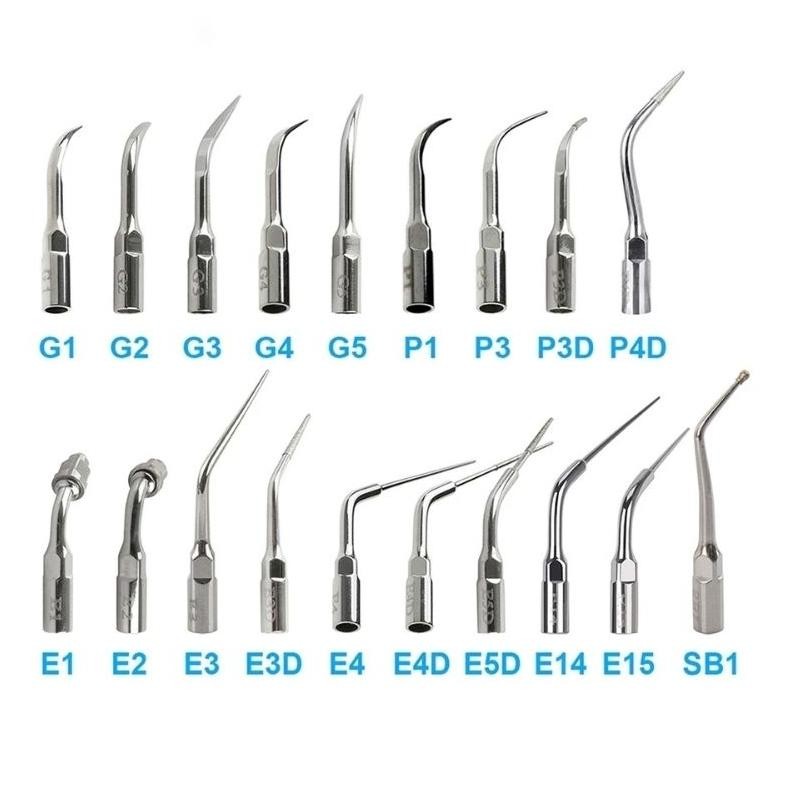 tip scaler subgingival perio ems woodpecker vrn art P1 P3 P4 P3D P4D NO BRAND
