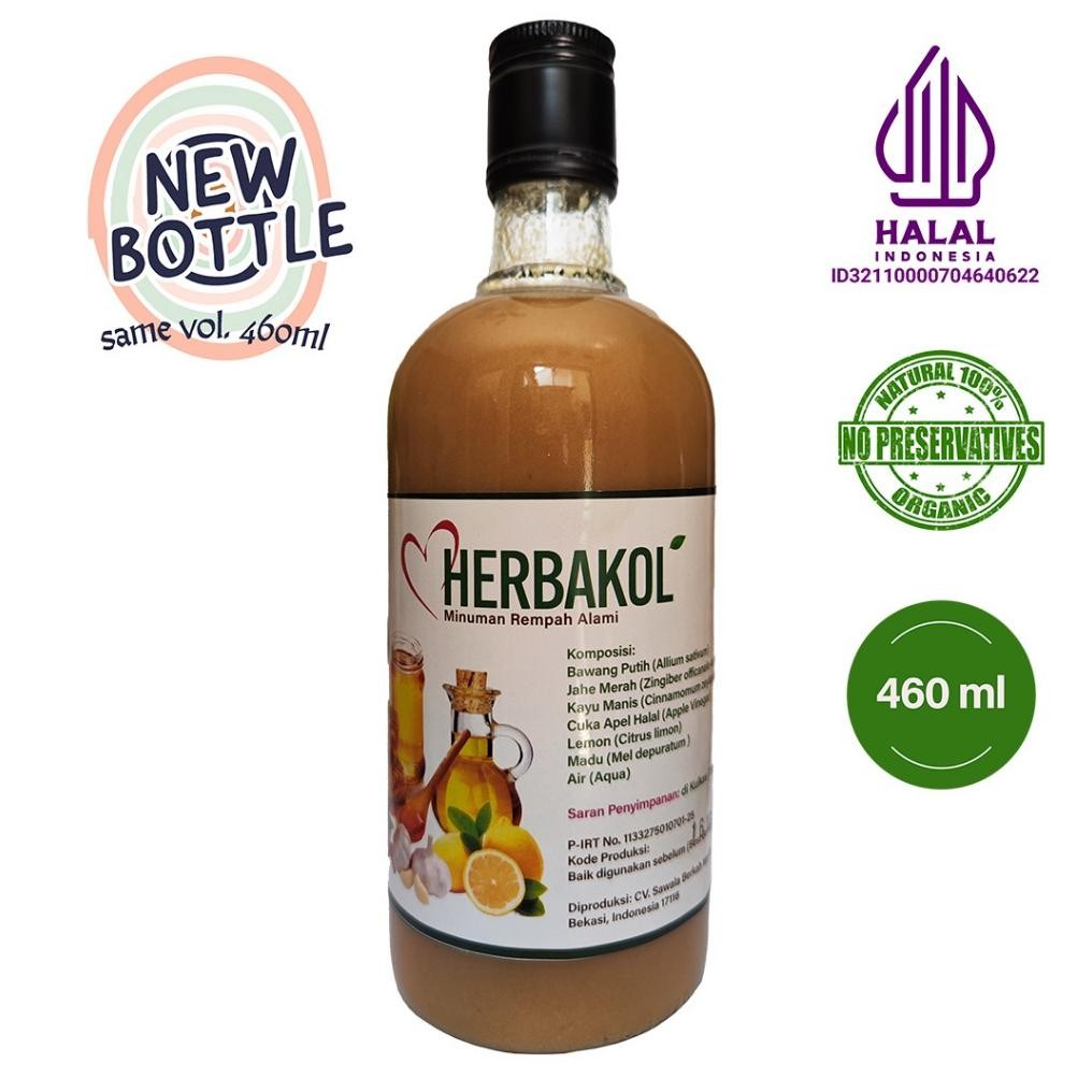 

HERBAKOL Jus Bawang Putih Herbal + Jahe Merah + Lemon + Cuka Apel + Madu + Cinnamon Nugi
