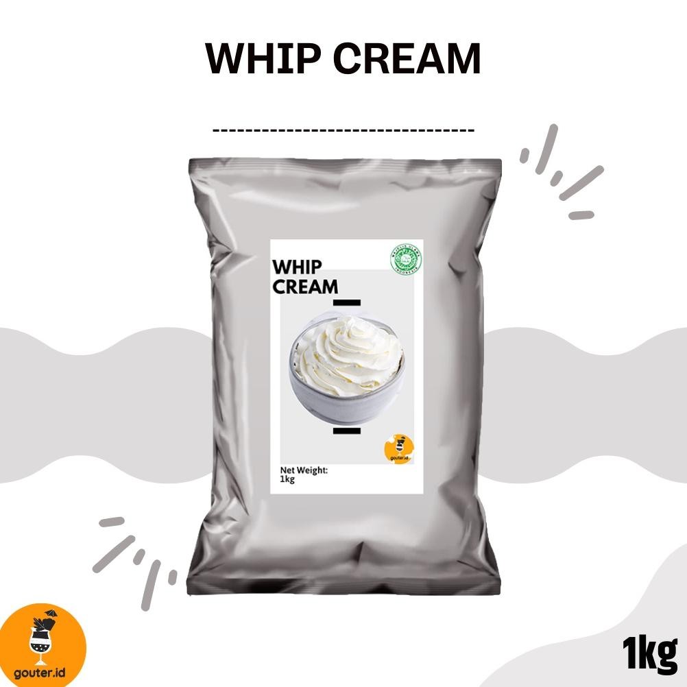 

WHIP CREAM TOPPING 1KG / BUBUK WHIP CREAM / WHIPPED CREAM POWDER / WHIPPING CREAM TOPPING Nugi