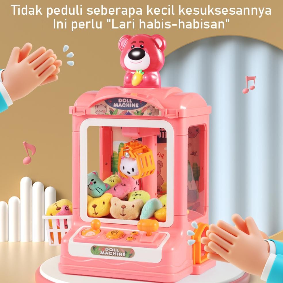 Berkualitas Mainan Anak Claw Machine Mini / Mesin Capit Boneka Mesin Capit Mini Mainan Diskon