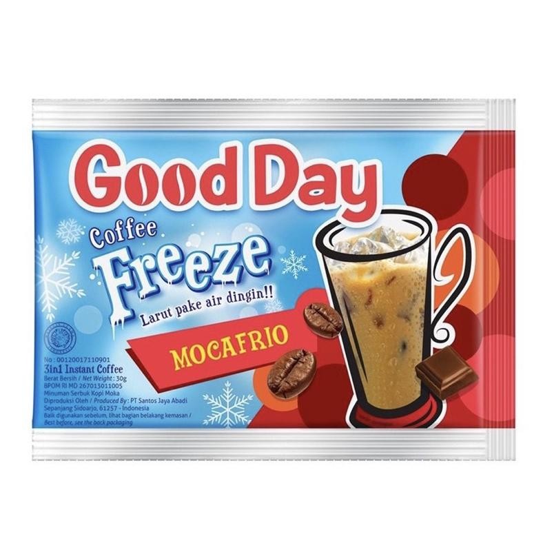 

kopi good day freeze mocafrio ( 10 sachet / renceng ) Nugi