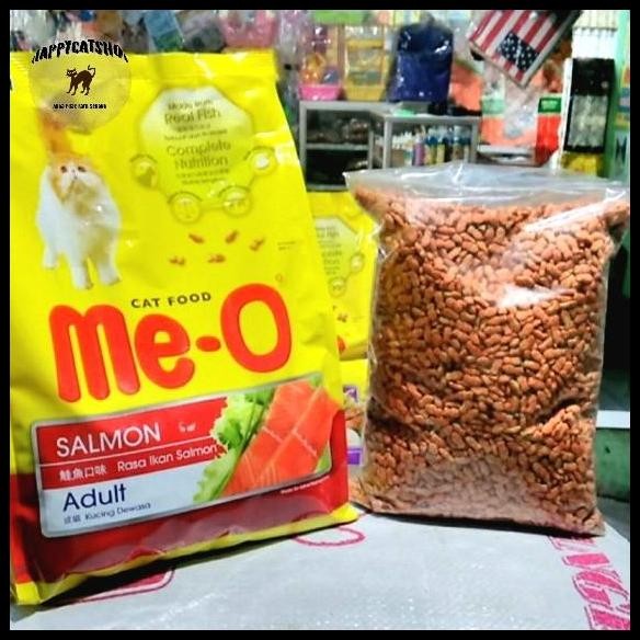 Meo Salmon Adult Repack 1kg - Makanan Kucing Meo Salmon Adult