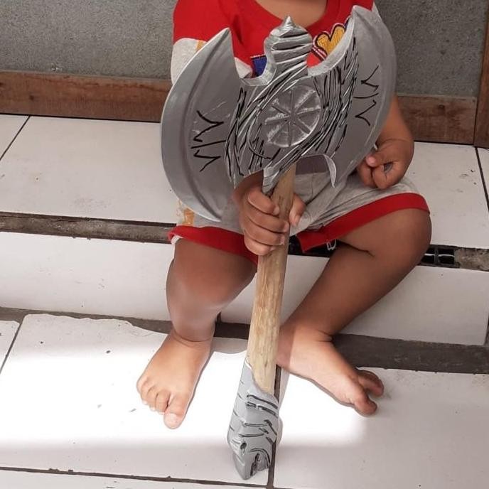 Stok Sj Mainan Pedang Kayu Type Kapak W Sableng 212 Naga Geni