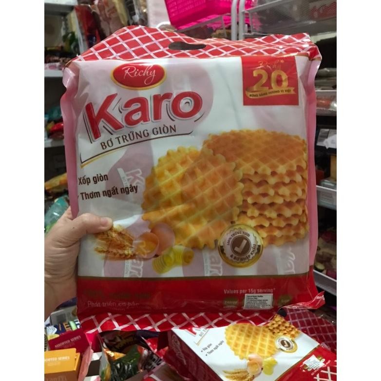 

Richy Karo Crispy Butter Waffle Biskuit Wafel Renyah Biskuit Waffle Karo Waffle Import Biskuit Impor WNaraya Richy Waffle Crispy (120gr / 270gr) - snack impor kemasan individual isi 8-18 pcs @15gr Nugi