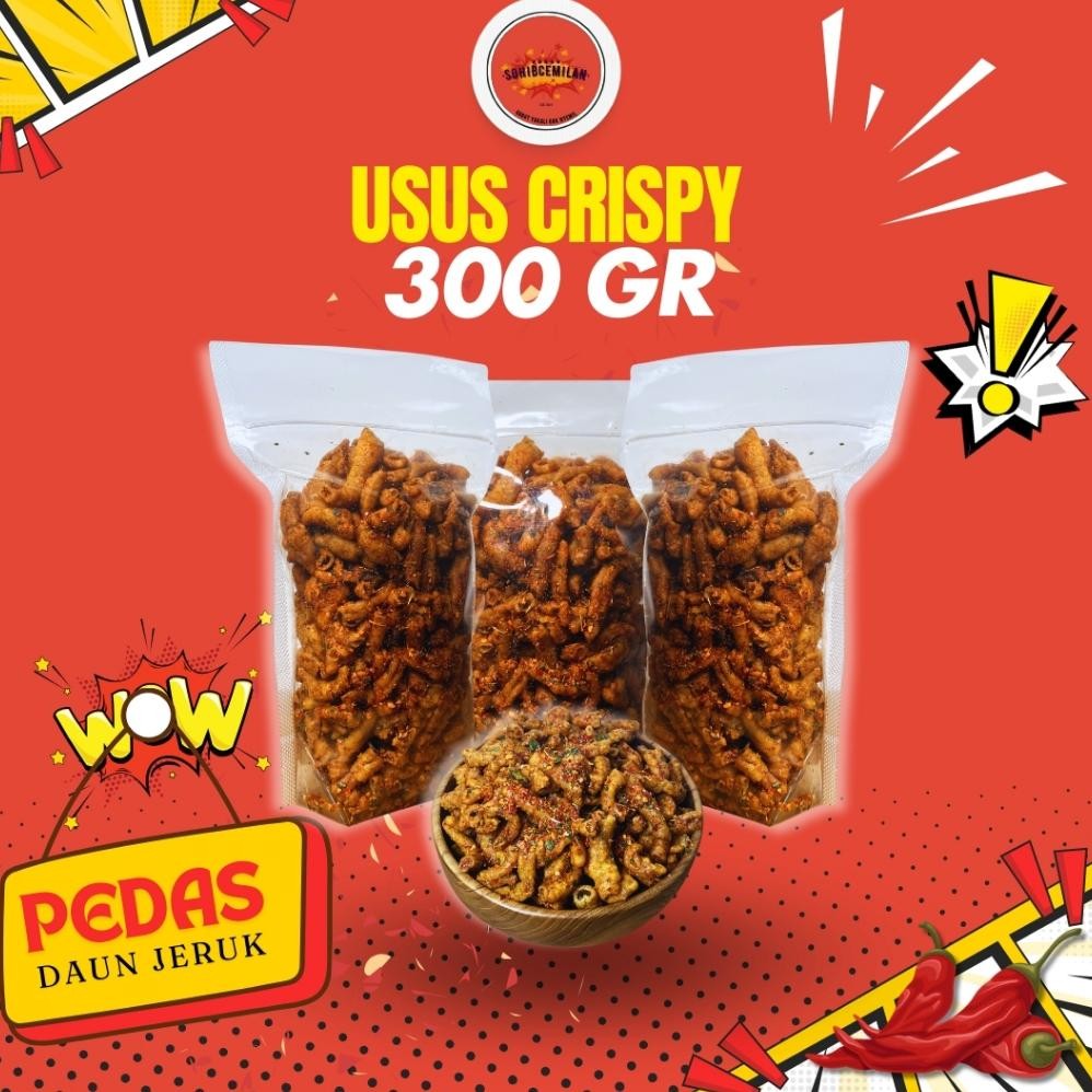 

Keripik Usus Ayam Crispy Pedas Daun Jeruk 300gr Nugi