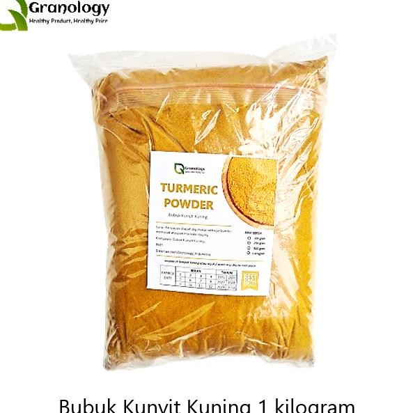 

Kunyit Kuning Bubuk Turmeric Powder 1 Kilogram By Granology