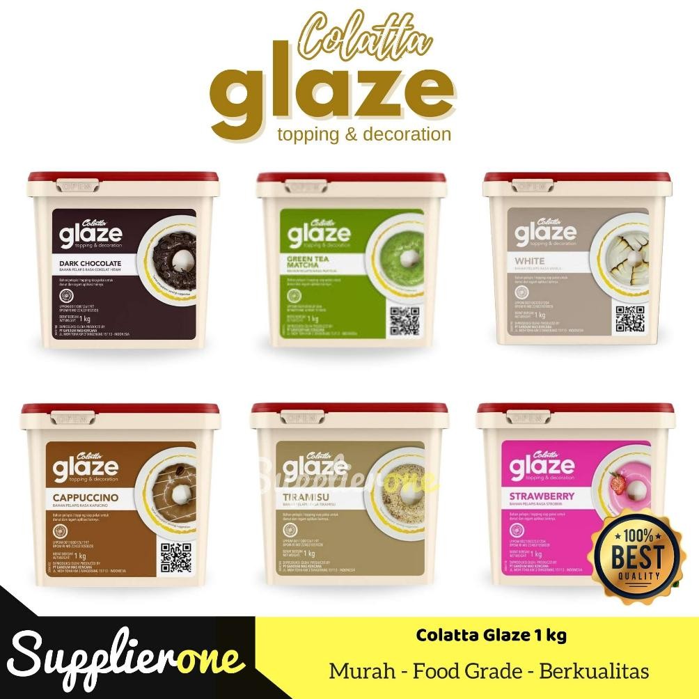 

Colatta Glaze / Selai Dark Cokelat 1kg / Selai Tiramisu 1kg / Selai Roti / Topping Selai Colatta Glaze Nugi