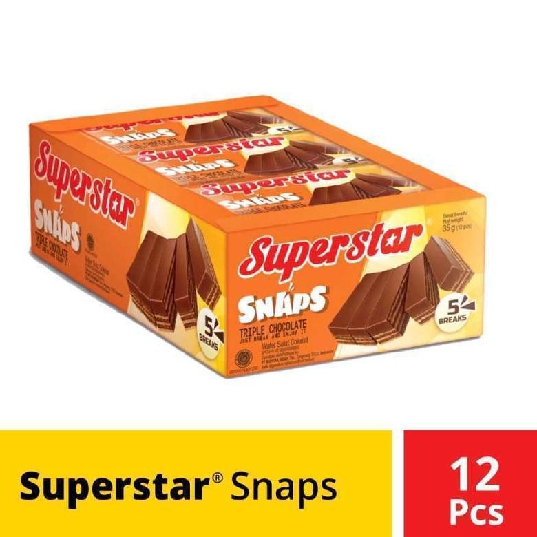 

Superstar SNAPS Chocolate [12pcs] Nugi