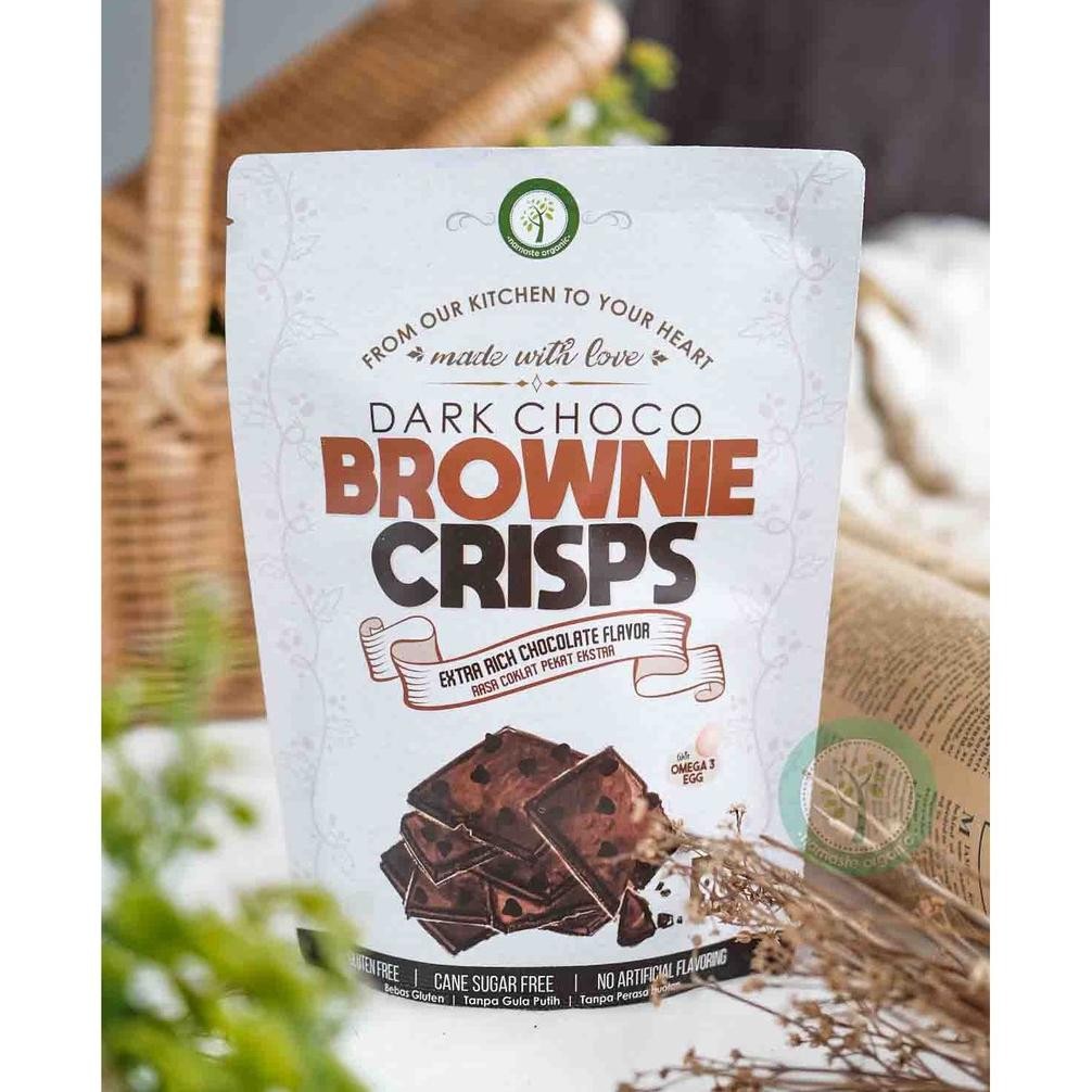 

DARK CHOCO BROWNIE CRISPS - WITH EXTRA CHOCO CHIPS 90GR Nugi