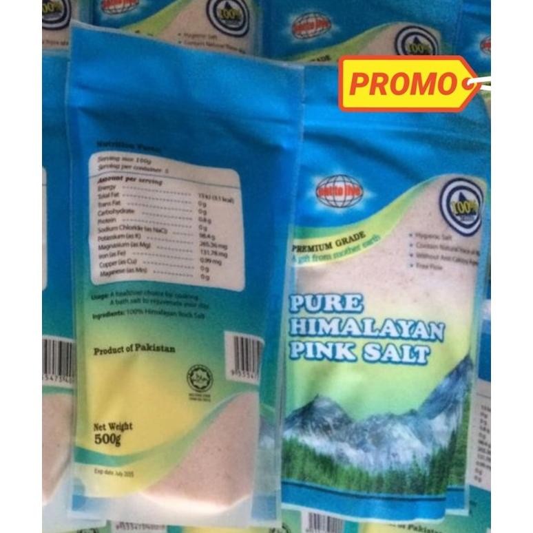 

GARAM HIMALAYA 500gr || himsalt || himalaya pink salt Nugi