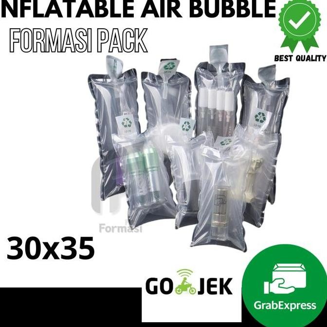 

INFLATABLE AIR BUBBLE 30CM X 35CM 50 PCS CUSHION WRAP FO-AIR / BUBBLE WRAP ANGIN TEBAL ROLL / POLY AIR BUBBLE ORIGINAL DAN TERPERCAYA