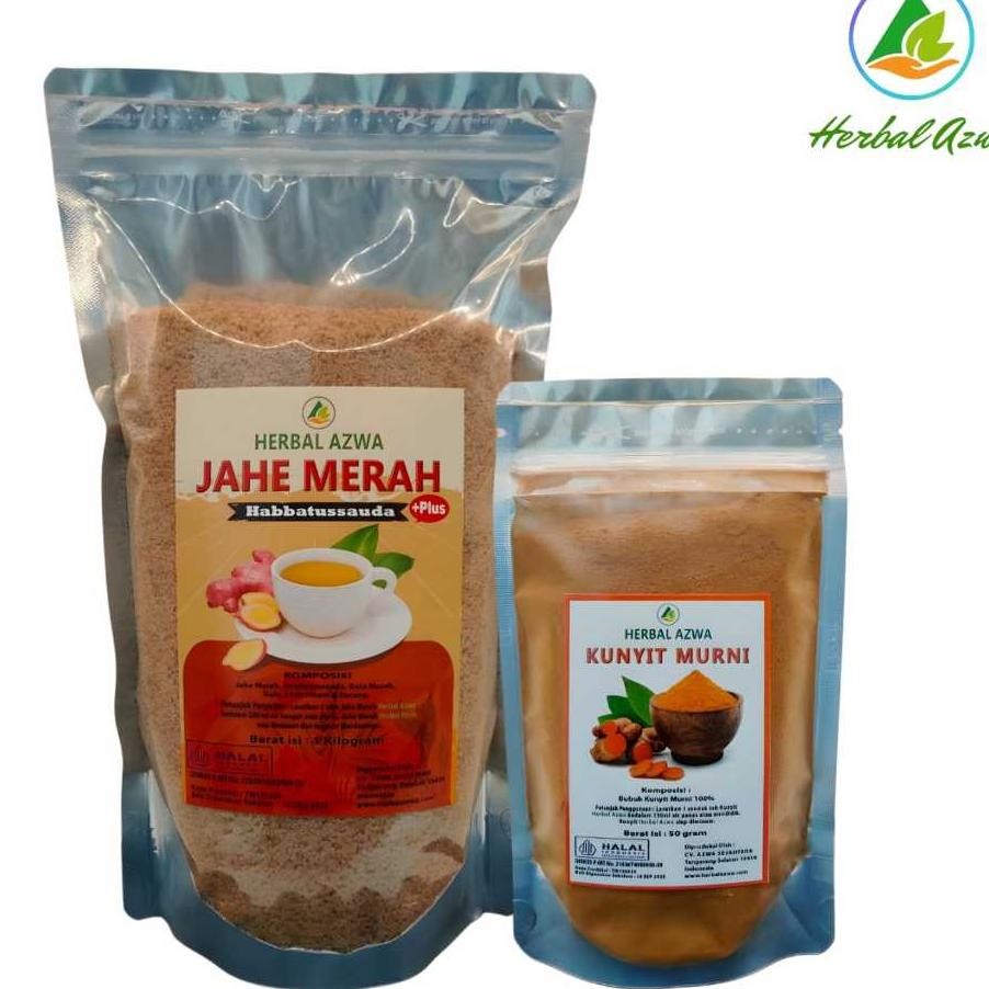 

Azwa Bundling Mix Jahe Merah N 1Kg Dan Kunyit Murni
