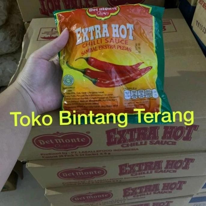 

Promo Delmonte Saus Sambal Extra Hot Sachet 1 Dus (20 Pak X 24 Stik) | Saus Pedas Kartonan